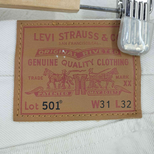 リーバイス Levis PREMIUM 501 ボタンフライ ストレートデニムパンツ メンズ W31 1l32