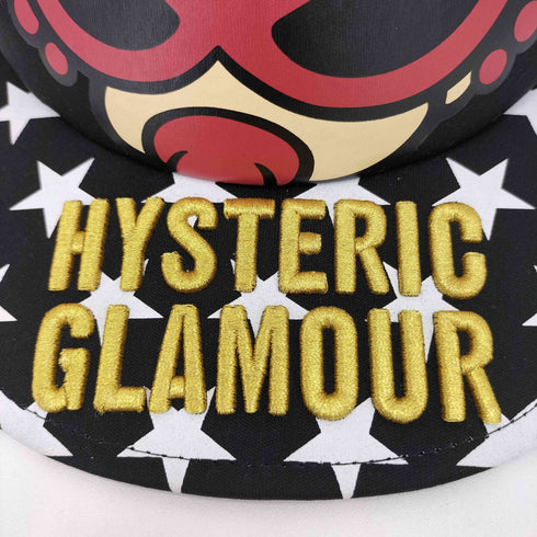 ヒステリックグラマーミニ HYSTERIC GLAMOUR MINI キャラクターロゴ刺繍 キャップ レディース