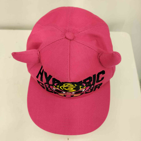 ヒステリックグラマーミニ HYSTERIC GLAMOUR MINI 悪魔の角付き キャラクターロゴ刺繍 キャップ レディース
