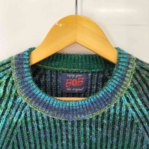 BOB JAPAN グラデーション ニット モヘア混 メンズ import:XL