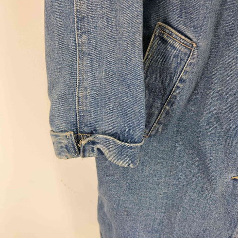 デニムアンドコー Denim&Co デニムステンカラーコート レディース import:M