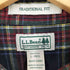 エルエルビーン L.L.Bean 00S 木タグ トラディショナルFIT BD フランネルシャツ メンズ import:L