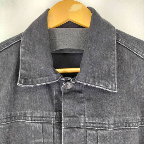 ユニクロ UNIQLO 1st Type ブラックデニムジャケット メンズ