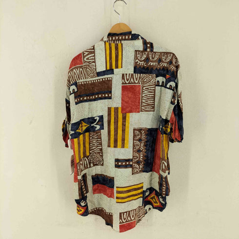 キャンダ CANDA 総柄 ビスコース シャツ メンズ import:M