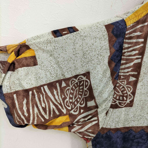 キャンダ CANDA 総柄 ビスコース シャツ メンズ import:M