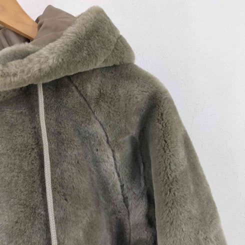 OUT OF CURIOSITY フーデッドジップアップファージャケット メンズ JPN:M