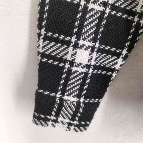 ザラ ZARA RELAXED FIT テクスチャードチェックオーバーシャツ メンズ import:S