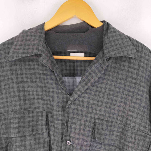 ヨーク YOKE 24SS PIXEL LOW PLAID OPEN COLLAR SHIRT メンズ JPN:3