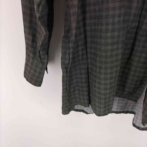 ヨーク YOKE 24SS PIXEL LOW PLAID OPEN COLLAR SHIRT メンズ JPN:3