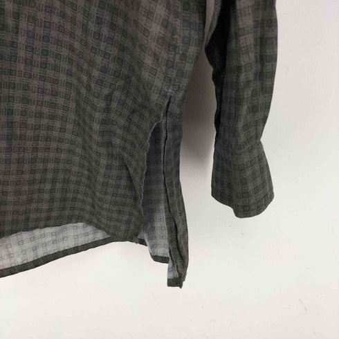 ヨーク YOKE 24SS PIXEL LOW PLAID OPEN COLLAR SHIRT メンズ JPN:3