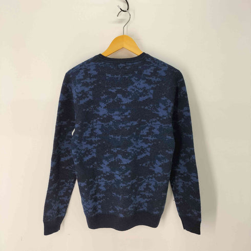 カルバンクライン CALVIN KLEIN 迷彩 デジタルカモ ウール Vネック ニット メンズ import:M