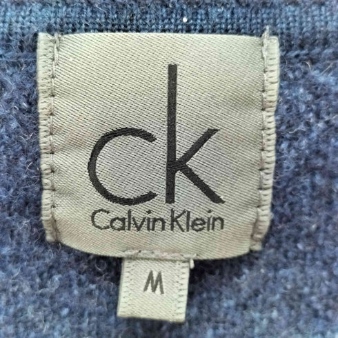 カルバンクライン CALVIN KLEIN 迷彩 デジタルカモ ウール Vネック ニット メンズ import:M