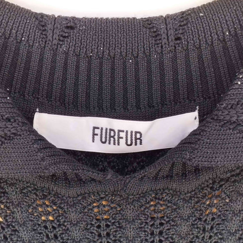 ファーファー furfur ポロディテール ニット ワンピース レディース ONE SIZE