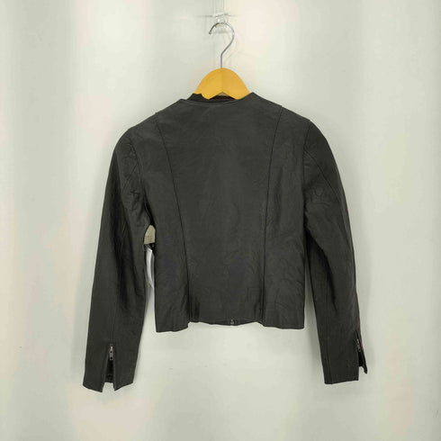 ギャップ Gap 00s OLD ラムレザー ノーカラージャケット レディース XS