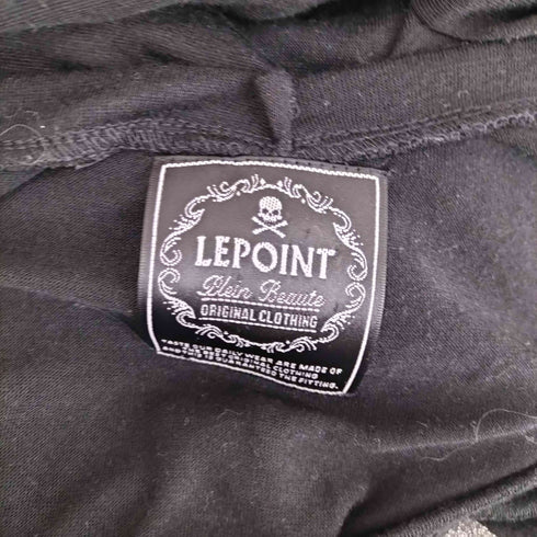 LEPOINT Y2K バッククロス ラメプリントオフショルカットソー レディース JPN:L