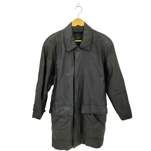 ラムレザーハーフコート メンズ M