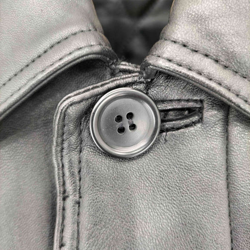 ラムレザーハーフコート メンズ M