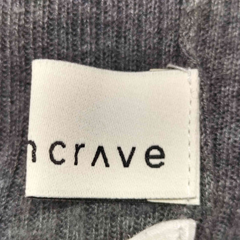 アンクレイヴ uncrave アクリルウール リブタートルネック レディース JPN:1