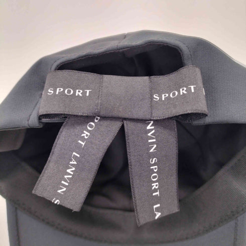 ラバンスポーツ LANVIN SPORT リボンベルト 6パネルキャップ レディース