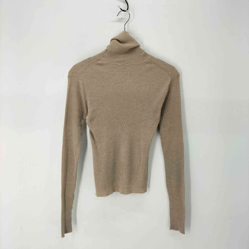 シールームリン Sea Room lynn sheer RIB knit タートルトップス レディース FREE