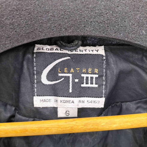 GLOBAL IDENTITY G-III コンチョ レザーフリンジジャケット Y2K レディース S