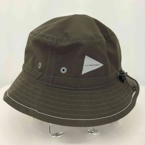 アンドワンダー and wander ドロスト バケットハット メンズ