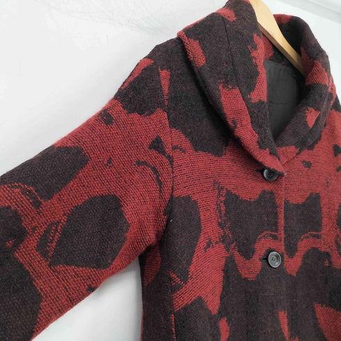 ジウ 慈雨 ウール ロングコート レディース JPN:40