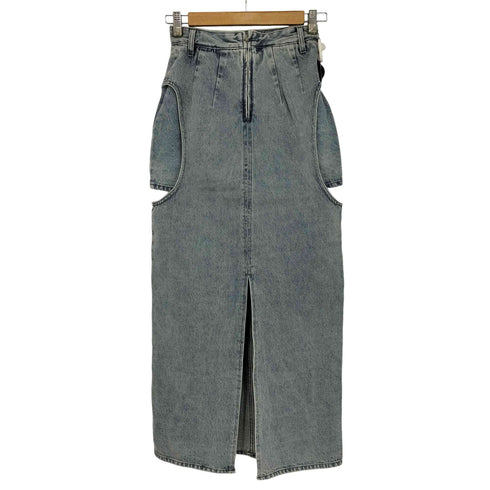 クラネ CLANE CIRCLE CUT LAYERED DENIM SKIRT サークルカット レイヤード デニムスカート レディース JPN:0