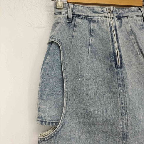 クラネ CLANE CIRCLE CUT LAYERED DENIM SKIRT サークルカット レイヤード デニムスカート レディース JPN:0