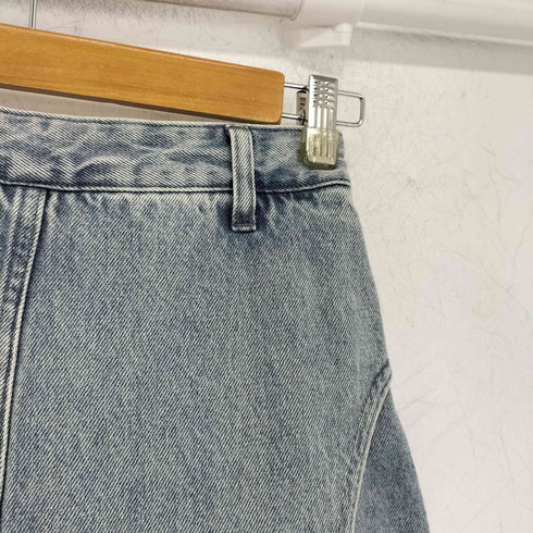 クラネ CLANE CIRCLE CUT LAYERED DENIM SKIRT サークルカット レイヤード デニムスカート レディース JPN:0