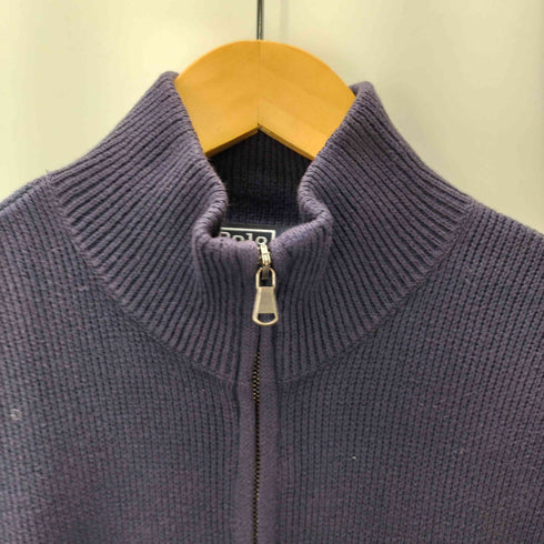 ポロバイラルフローレン Polo by RALPH LAUREN 90S ポニー無し ダブルジップ コットン ドライバーズ ニット セーター メンズ import:L