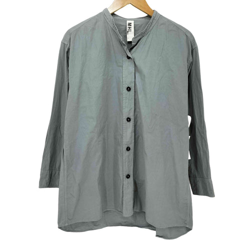 エムエイチエル MHL. COMPACT COTTON POPLIN カラーレスシャツ レディース JPN:1