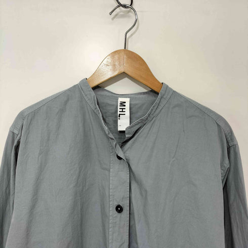 エムエイチエル MHL. COMPACT COTTON POPLIN カラーレスシャツ レディース JPN:1