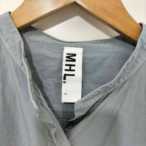 エムエイチエル MHL. COMPACT COTTON POPLIN カラーレスシャツ レディース JPN:1