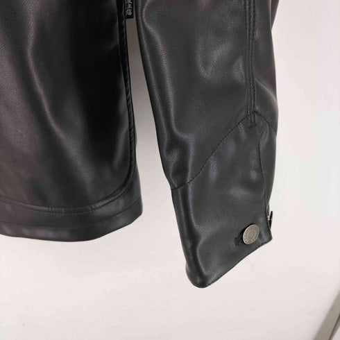 ザブラックアイパッチ THE BLACK EYE PATCH OG LABEL FAUX FUR LEATHER COVERALL JACKET メンズ JPN:L