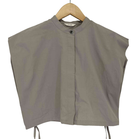 クラネ CLANE DAWSTRING SHORT SHIRT ドローストリングショートシャツ レディース JPN:1