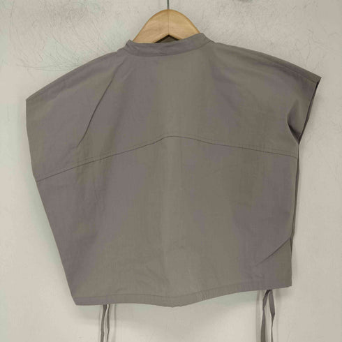 クラネ CLANE DAWSTRING SHORT SHIRT ドローストリングショートシャツ レディース JPN:1