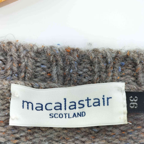 MACALASTAIR ウール シルク クルーネックセーター ニット FAIRLIE LDS メンズ UK:36