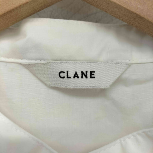 クラネ CLANE DAWSTRING SHORT SHIRT ドローストリングショートシャツ レディース JPN:1