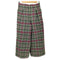 アズノゥアズドゥバズ as know as de base タック タータンチェック ウール ワイドパンツ レディース