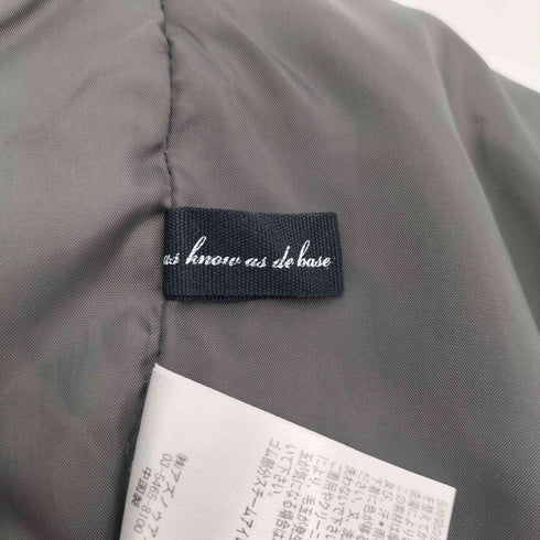 アズノゥアズドゥバズ as know as de base タック タータンチェック ウール ワイドパンツ レディース