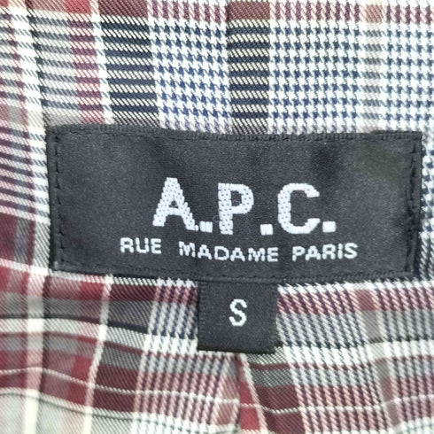 アーペーセー A.P.C. 襟コーデュロイ切替 キルティング ハンティング ジャケット メンズ import:S