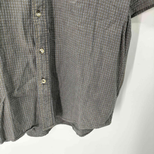 コロンビア Columbia チェック 半袖ボタンダウンシャツ メンズ import:L