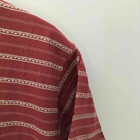 ポロバイラルフローレン Polo by RALPH LAUREN USA製 緑タグ 裾ポニー ネイティブ ボーダー コットン Tシャツ メンズ import:L