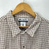 コロンビア Columbia チェック コットン半袖シャツ メンズ import:XL