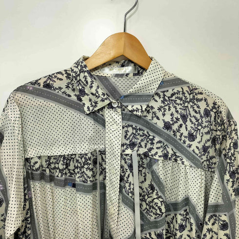 アズノゥアズドゥバズ as know as de base 行き交うふう景のOP 花柄 シャツ ワンピース レディース