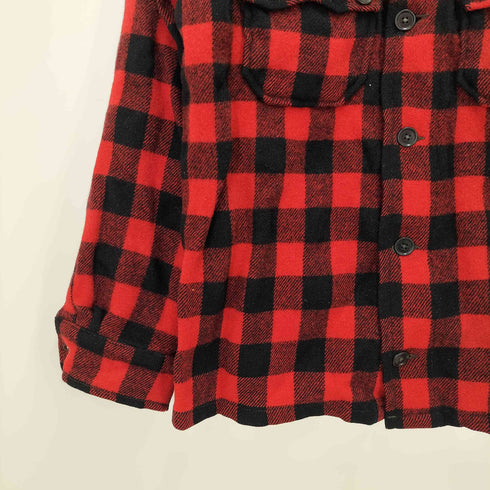 St. Croix Garment Co. 50s 60s バッファローチェック 長袖ネルシャツ メンズ