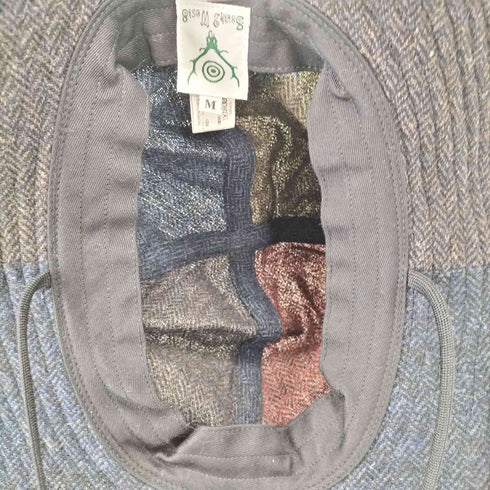 サウスツーウェストエイト SOUTH2 WEST8 ヘリンボーン織 バケットハット メンズ M