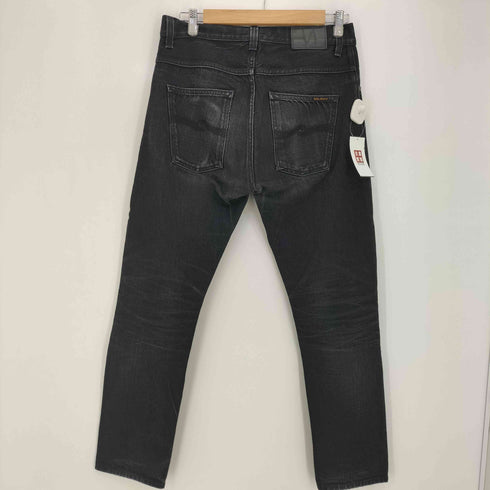 ヌーディージーンズ Nudie Jeans FEARLESS FREDDIE ボタンフライ ブラックデニム メンズ W30 L32