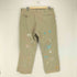 KNIGHTSBRIDGE USA製 TALONジップ ペンキ加工ワークパンツ メンズ W38L30